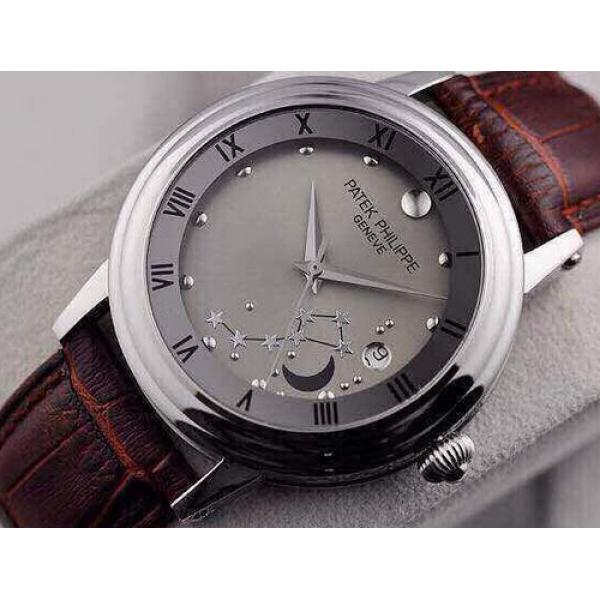 高精仿手表 一比一世界名表 百达翡丽三针自动机械腕表 瑞士ETA2824机芯