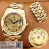 劳力士(ROLEX)星期日历型系列218238-83218 香槟色表盘 18K金 男士自动机械表手表