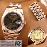 劳力士(ROLEX)星期日历型218235-8321  18K玫瑰金  男士自动机械表手表