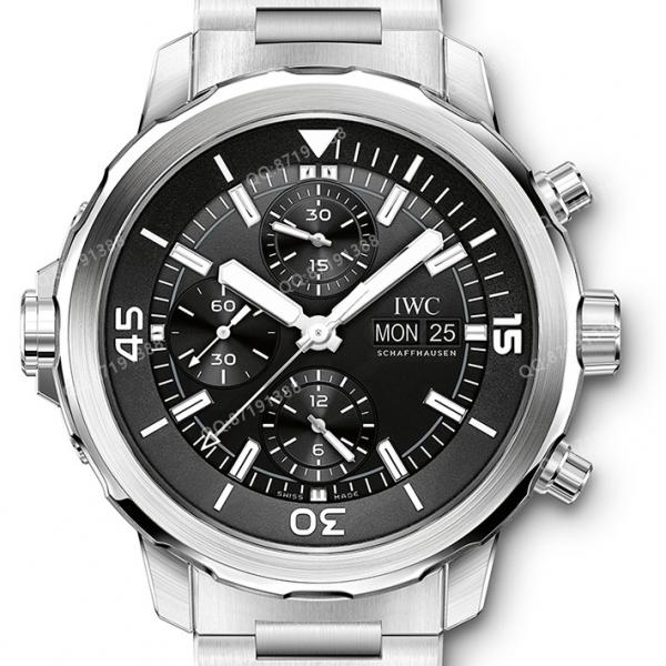 万国IWC 海洋时计计时腕表 IW376803 男士自动机械腕表 大表盘 钢带