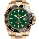 瑞士劳力士ROLEX格林威治型II系列 116718LN(绿） 18K金 双时区 男士自动机械手表 