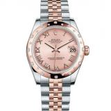 劳力士(ROLEX)女装日志型系列178341-0003 18K玫瑰金 女士自动机械表手表