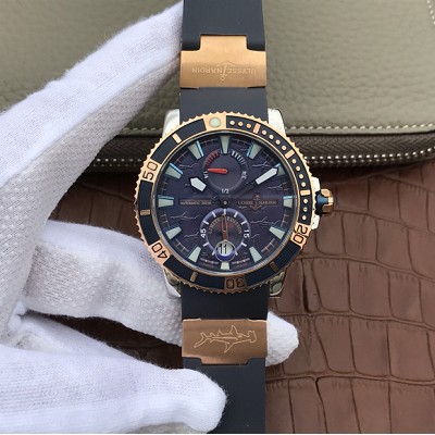 雅典表有高仿的吗 高仿雅典潜水系列263-90航海男士手表机械腕表