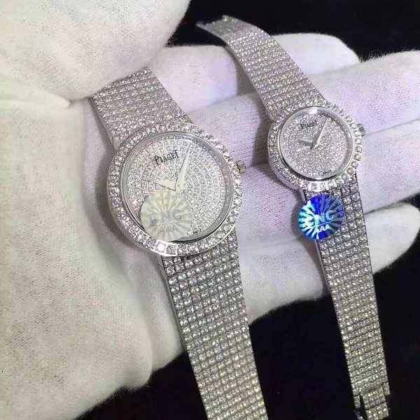 伯爵仿手表 高仿伯爵满天星系列腕表 镶钻石英手表