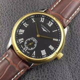 瑞士名表 浪琴(Longines)名匠系列L2.640.4.51.7黑面 18K金  男士自动机械表手表 高端男士腕表