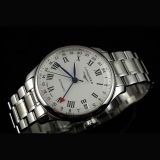 【缺货】瑞士名表 浪琴(Longines)名匠系列 双时区  男士自动机械表手表 高端男士腕表