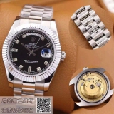 劳力士(ROLEX)星期日历型系列118239-83209 A黑盘镶钻 男士自动机械表手表