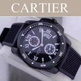 卡地亚Cartier 卡历博男表 18K玫瑰金  全自动机械男士手表 多功能2824机芯 瑞士机芯