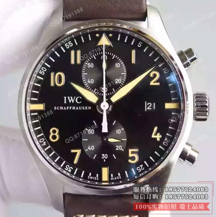 萬國復刻表 pilots 飛行員系列 噴火戰機計時腕表 IW387802 鋼帶皮帶通配
