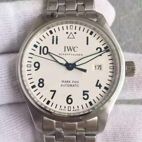 万国IWC-飞行员马克十八小王子IW327001 钢带 白面