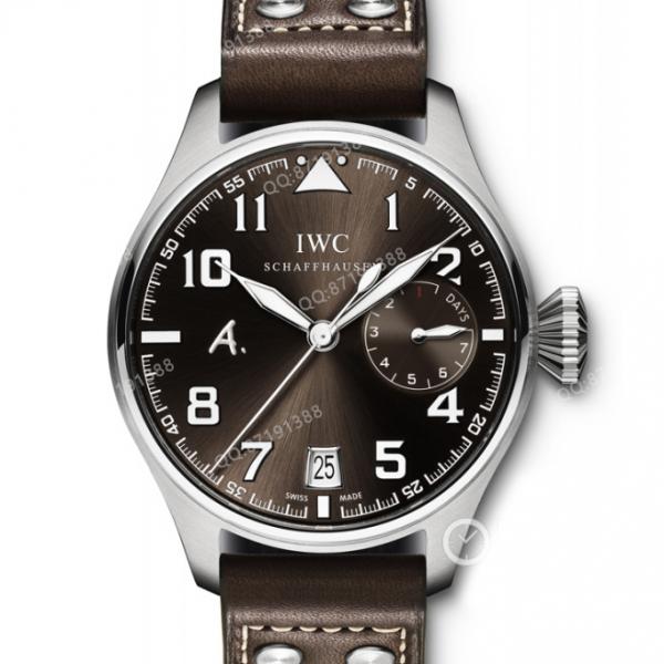 万国IWC-飞行员计时腕表IW500422 皮带男士自动机械表
