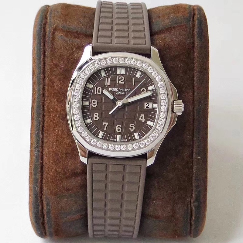 复刻百达翡丽手表价格女 百达翡丽--5067A全系列石英腕表 棕色