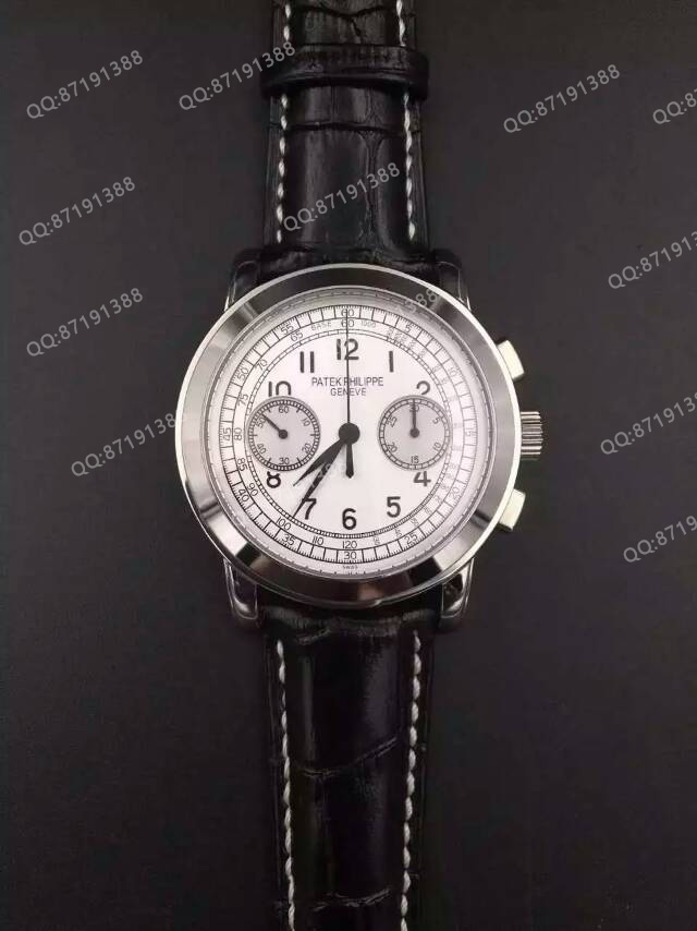 百达翡丽5170G-001 一比一高精仿百达翡丽PATEK PHILIPPE SA 超级复杂功能时计系列 5170G-001 白面 男士手动机械手表