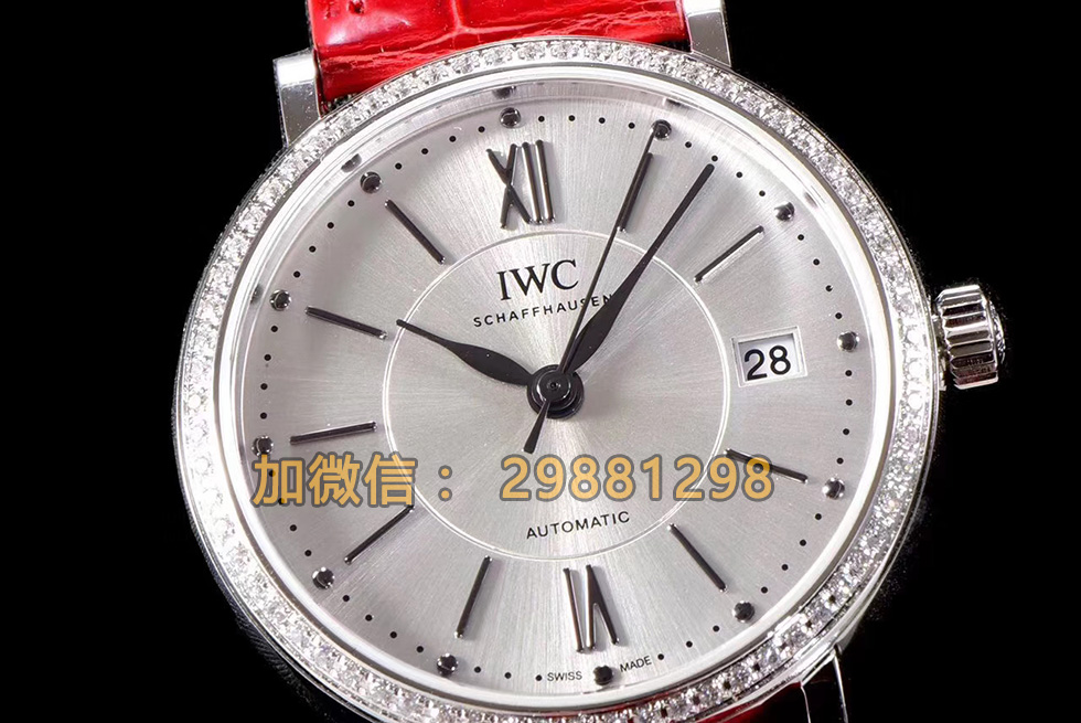 万国IW458109 M+厂复刻万国表柏涛菲诺系列IW458109女士腕表