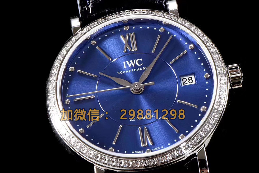 复刻万国IW458111 M+厂复刻万国表柏涛菲诺系列IW458111女士腕表