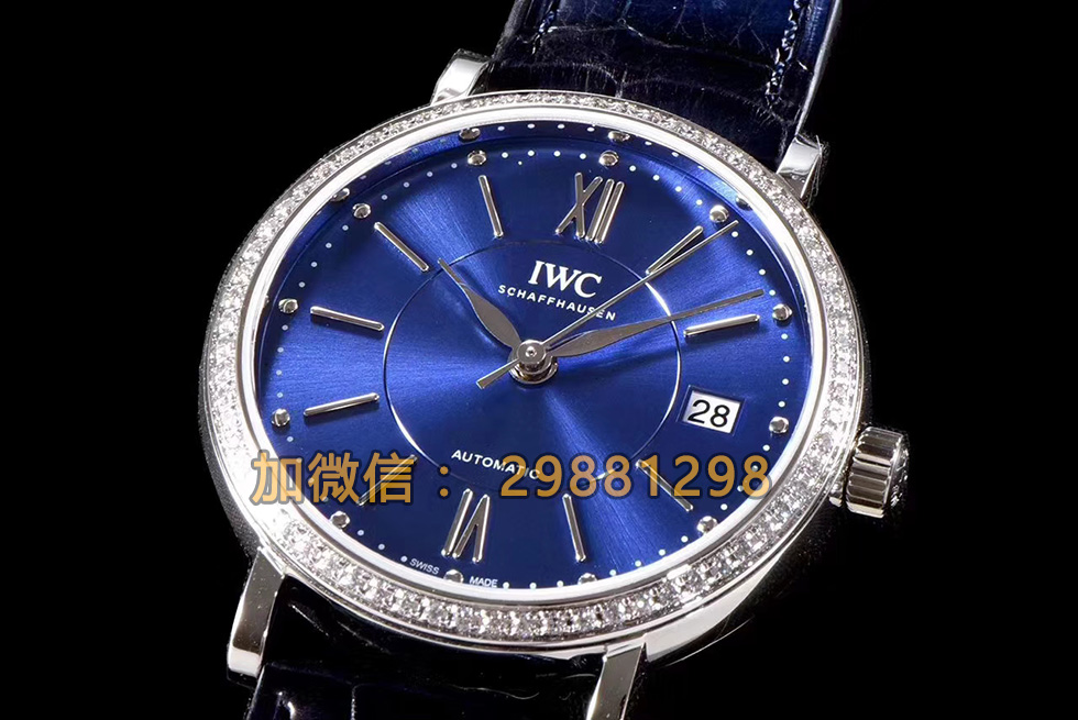 复刻万国IW458111 M+厂复刻万国表柏涛菲诺系列IW458111女士腕表