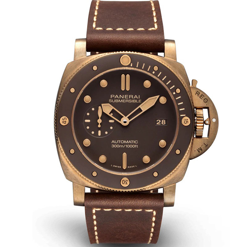 沛纳海手表复刻一般多少钱 vs厂沛纳海PAM00968 - SUBMERSIBLE BRONZO 青铜手表